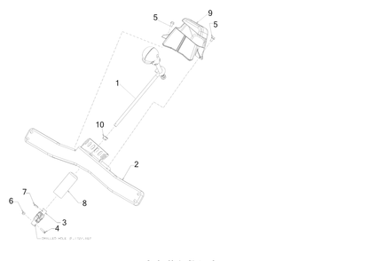 Chute Control Diagram and Parts List for 1X21-INCHLHP (31PM2T6C710)(2019) Cub Cadet Snow Blower